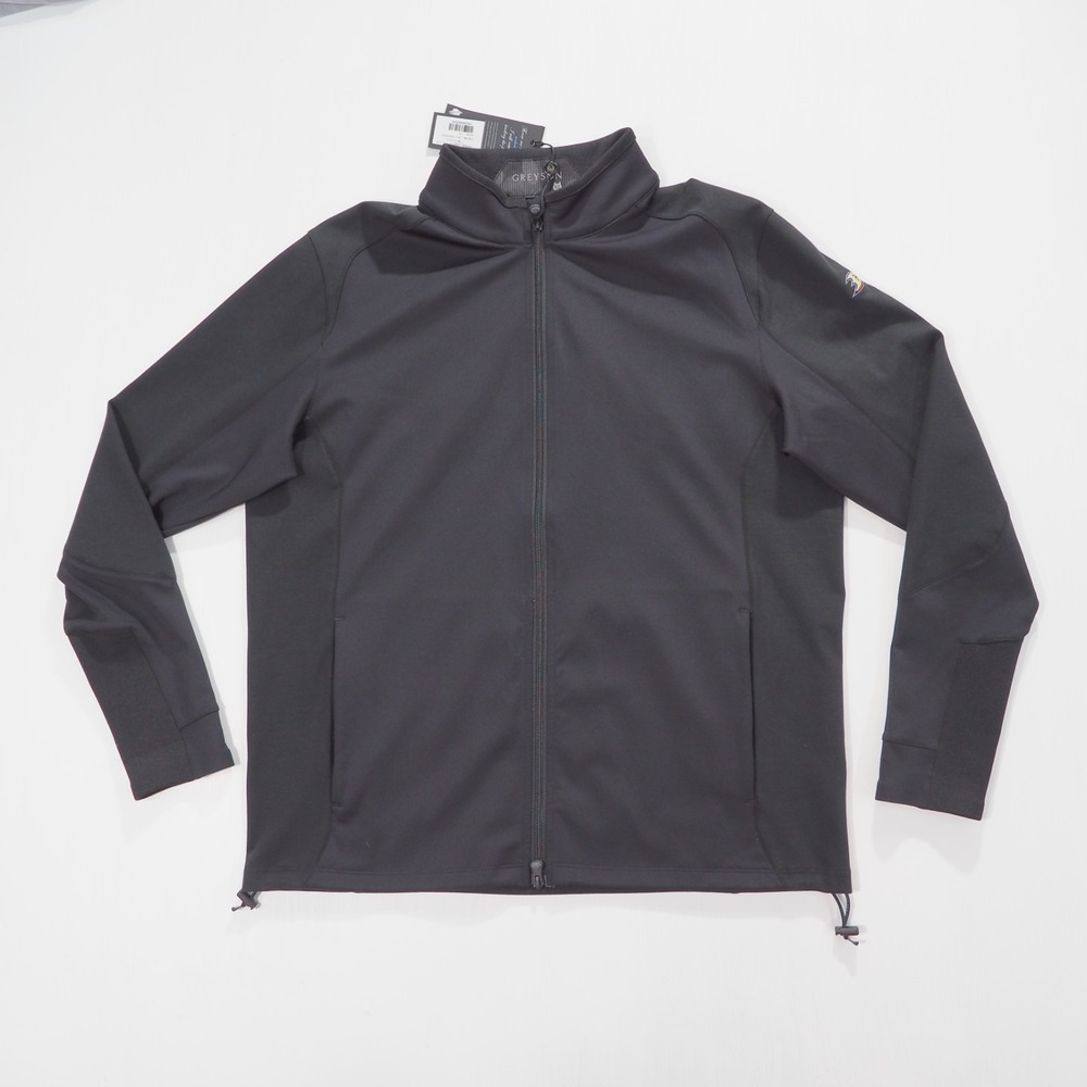 Greyson Jacket Mens Extra Large Shepherd Black Sequoia Full Zip Golf Performance